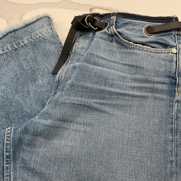 RAG & BONE WOMENS SUPER HIGH RUTH STRAIGHT LEG JEANS-RARE - Picture 5 of 16